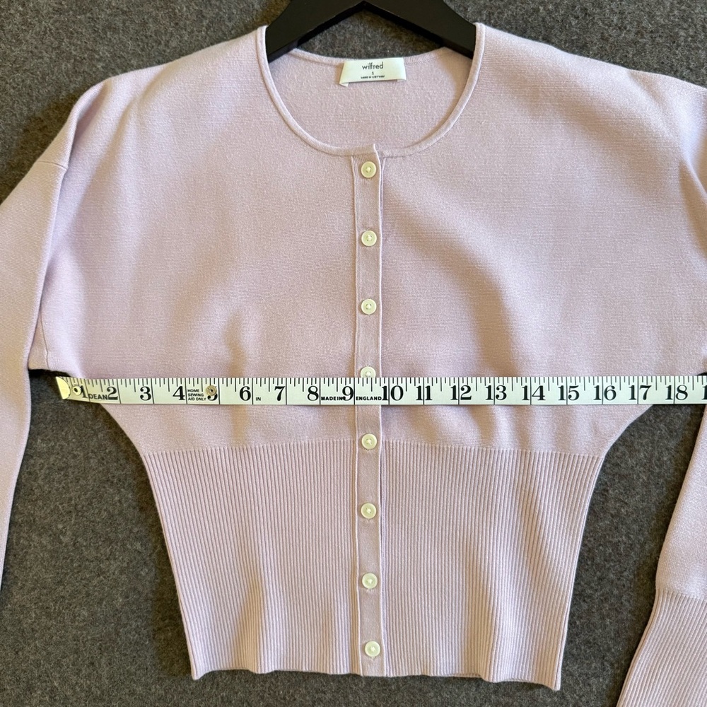 Aritzia Women’s Go Lightly Cardigan by Wilfred in Dusty Pink, Size Small - Picture 7 of 16